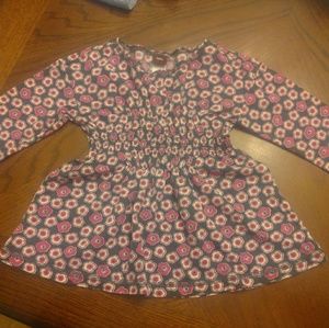 Tea collection size 4 girls shirt floral